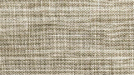 A tightly woven light brown linen fabric displays a simple grid texture with subtle variations in color and tone creating a naturally textured background.