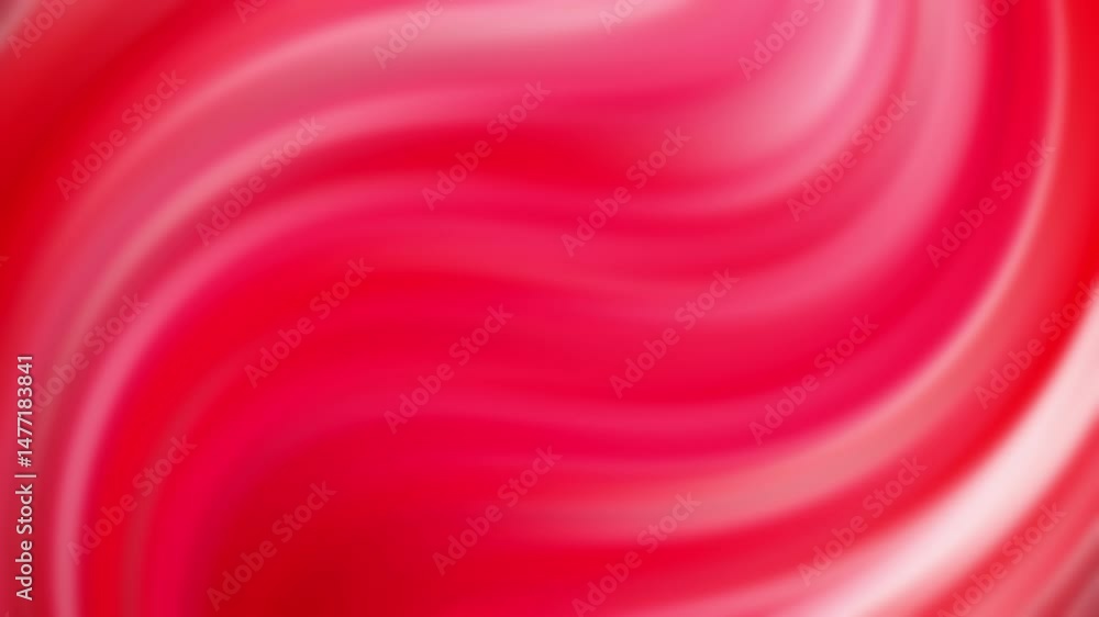 Poster a vibrant abstract background with smooth, flowing red and pink gradient waves.