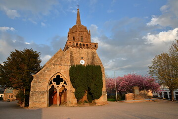 Saint Jacques church in Perros Guirec, Brittany, Cotes d'Armor, France