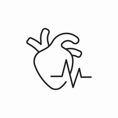 ⁠heart beat pulse
icon vector 