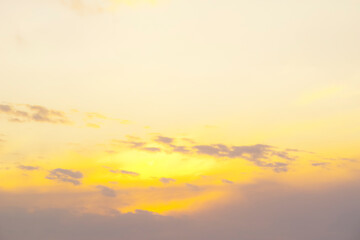 Obraz premium マジックアワーの夕暮れ空