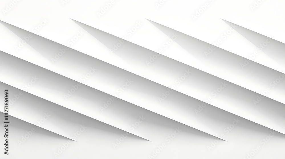 Poster minimalistic abstract white background with simple geometric cubes arranged in a clean and modern pa