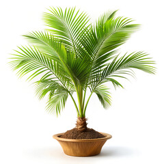 Obraz premium palm tree isolated on white