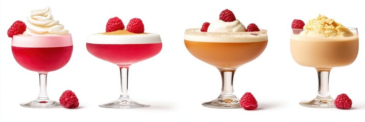 Raspberry Dessert Cocktails