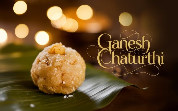 moti chur laddu for happy ganesh chaturthi sweet post template