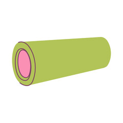 Foam massage roller for muscle recovery and massage