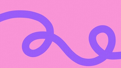 Fototapeta premium Abstract background with purple and pink wave scribble pattern