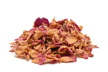 Dried rose petals
