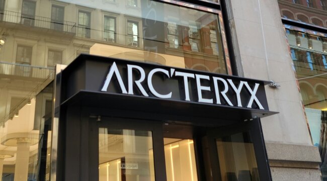 Arc'teryx sportswear store for men and women, SOHO, NYC, USA. Photograph by Artist Nadia Russ.	