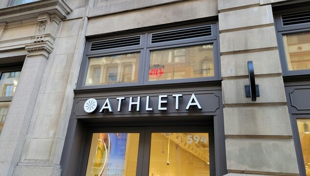 Athleta store, SOHO, NYC, USA. Photograph by Artist Nadia Russ.	