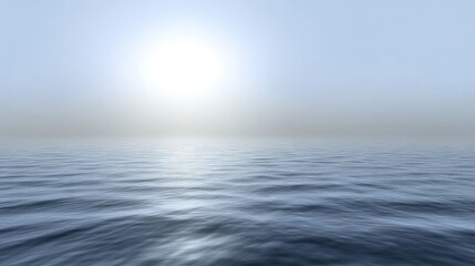 Obraz premium Simulated ice fog blending into pale blue with a soft winter chill effect