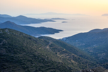 Amorgos Island in the Aegean Sea. Cyclades, Greece
