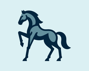 Horse abstract logo for professional use