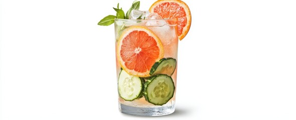 Refreshing Citrus and Cucumber Drink
