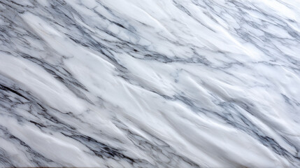 Obraz premium White marble texture shows intricate gray veins flowing diagonally across the surface creating a sophisticated and elegant natural stone background element.
