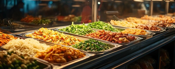 Experience the vibrant atmosphere of a traditional food stall in a bustling night market, offering local delicacies and unique flavors.