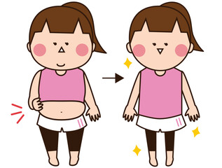 ダイエットに成功した女性