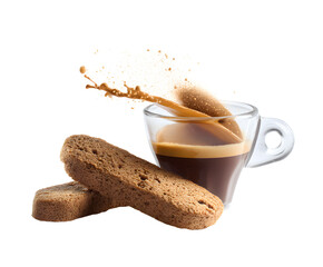 Espresso Splash With Biscotti