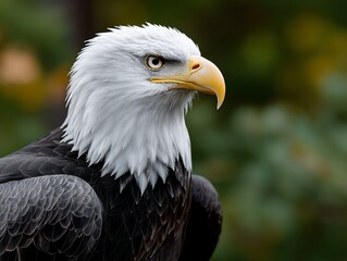 Obraz premium Close-up of majestic bald eagle (1)