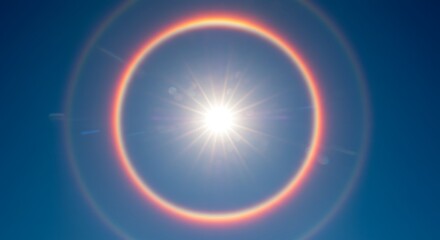 Obraz premium Celestial Halo's Embrace