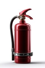 Fire safety equipment industrial facility product photography isolated background professional angle emergency preparedness