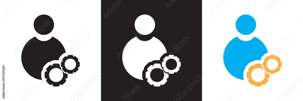 Poster workflow icon . vector for websites, mobile interfaces, presentations, banner, visual branding etc. 