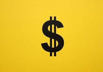 Obraz premium Money symbol on a solid background