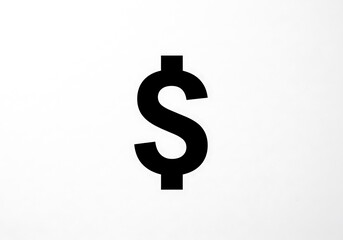 Fototapeta premium Money symbol on a solid background