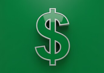 Obraz premium Money symbol on a solid background