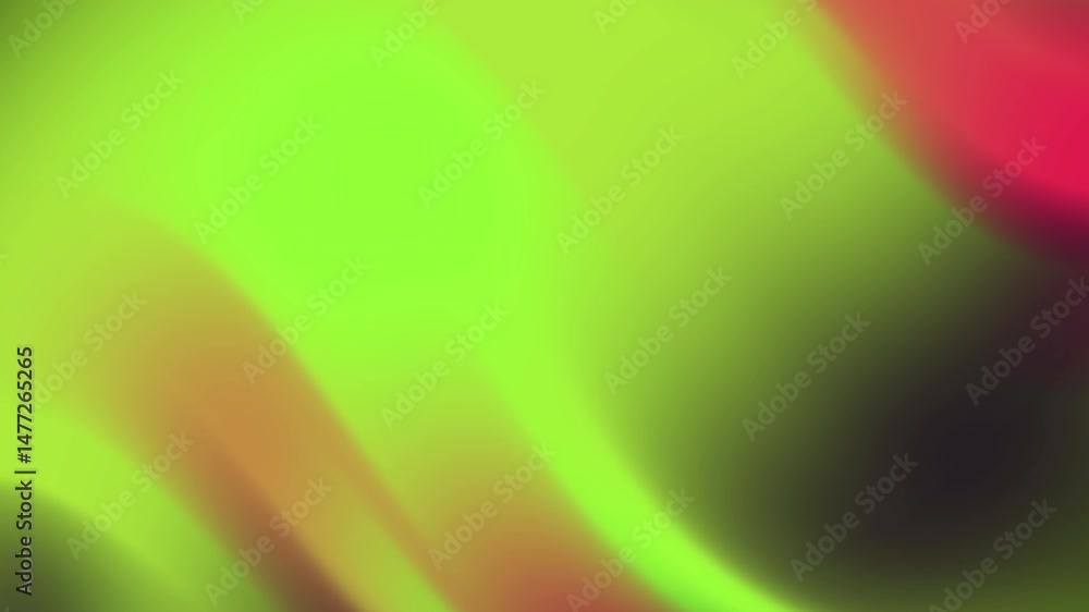 Poster Abstract Flowing Gradient Animation with Green, Red, and Black Color Transitions