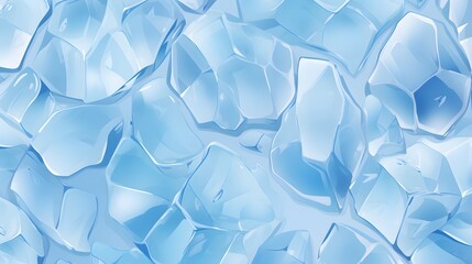 Ice Background Cartoon Vector Illustration Isolated for Design Projects