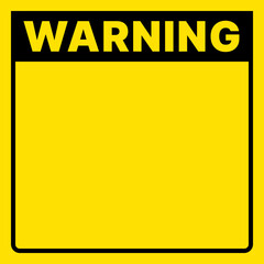 Caution Warning Sign SVG – Bold Stop Alert Danger Notice Label – Safety Signage for Industrial Workplace and Digital Use – Editable Vector Icon