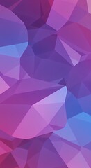 Obraz premium Abstract Polygon Pink Purple Blue Background