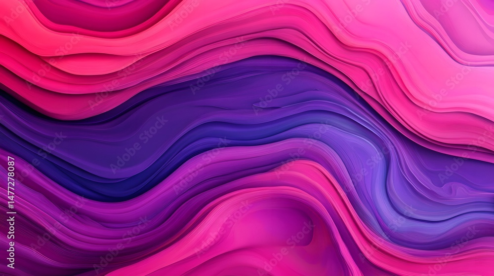 Poster vibrant abstract waves of color in motion. long_title:captivating abstract design featuring dynamic,