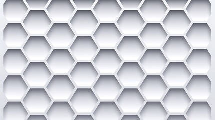 Naklejka premium Elegant 3D cubes arranged in a sophisticated pattern on a clean white background, perfect for adding text or graphics to create a minimalist and modern design