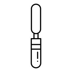 Spatula line icon