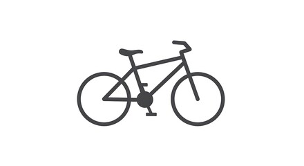 Obraz premium Bike Minimalist Line Art Illustration for Transportation Needs