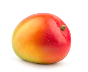 Ripe mango isolate on white background. 