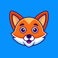 Fototapeta premium red fox cartoon