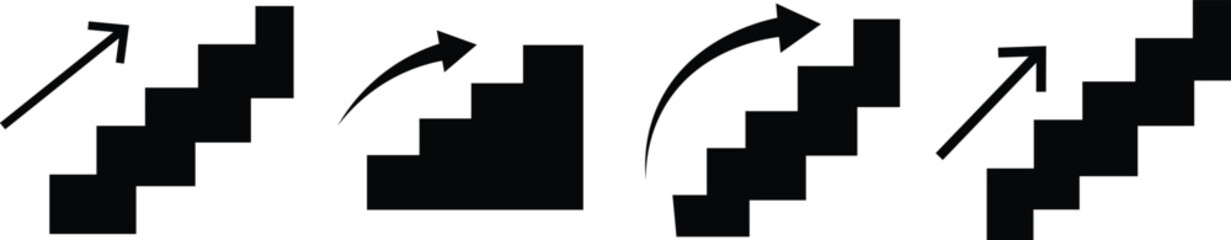 Next steps icon. Next steps icon symbol collection
