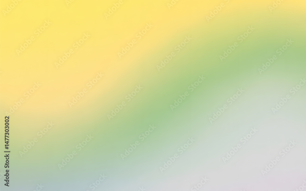 Poster soft gradient blend of yellow green and white creating a serene and colorful display for various des