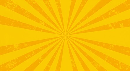 Fototapeta premium Golden Radiance: A Vintage Burst