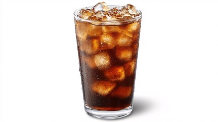 cola with ice