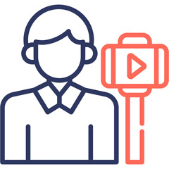 Vlogger Icon