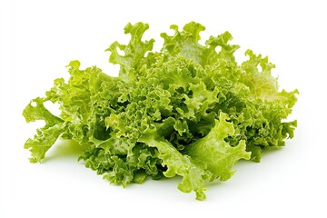 Fototapeta premium Crisp garden salad product shot on bright white background nicely lit