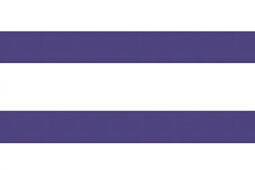 Obraz premium Two horizontal bands of deep purple and white