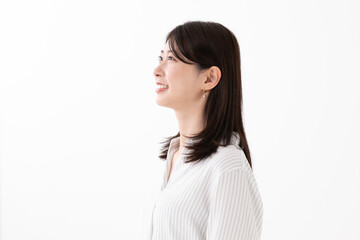 女性の横顔
