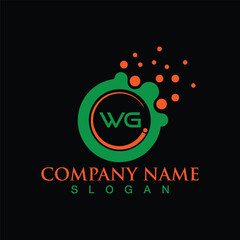 Abstract logo design background template