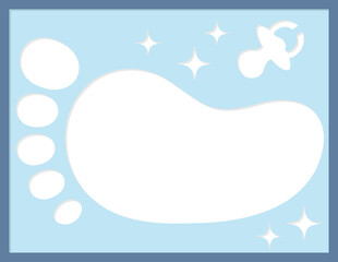 Welcome little One card. Layered paper cut Flowers and Butterflies. Paper cut out design. Shadow box style. 3D design.