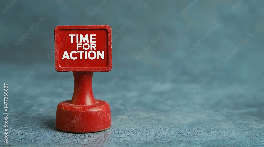 Poster red stamp with the words 